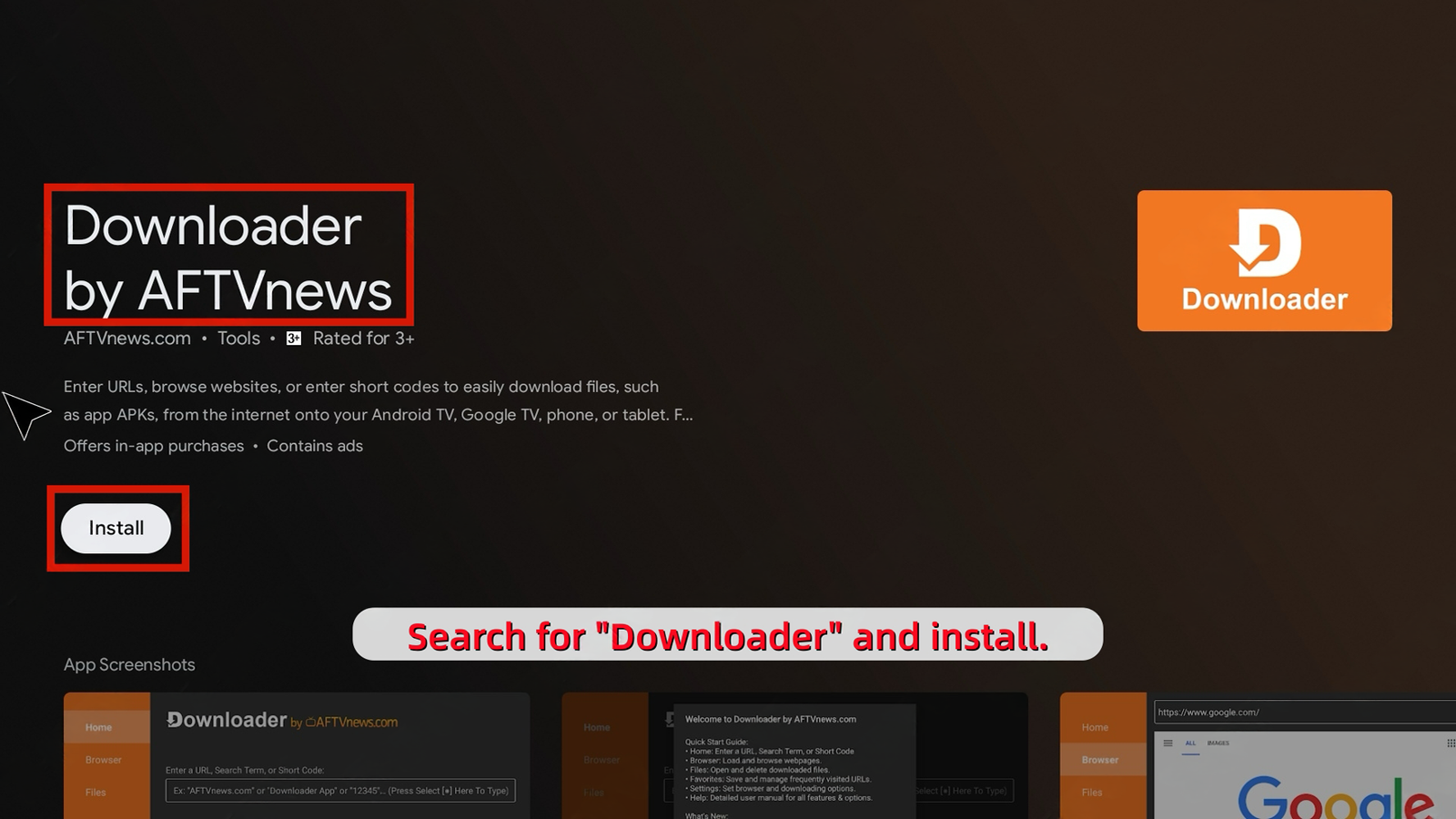 Get Downloader App